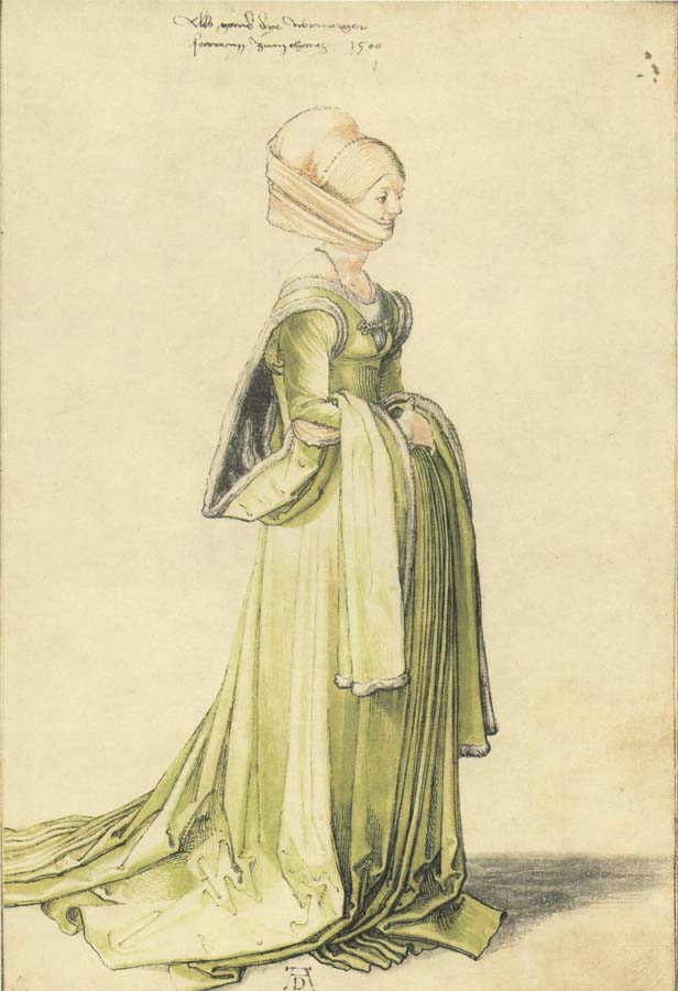 Albrecht Durer A Nuremberg Lady Dressed to go to a Dance